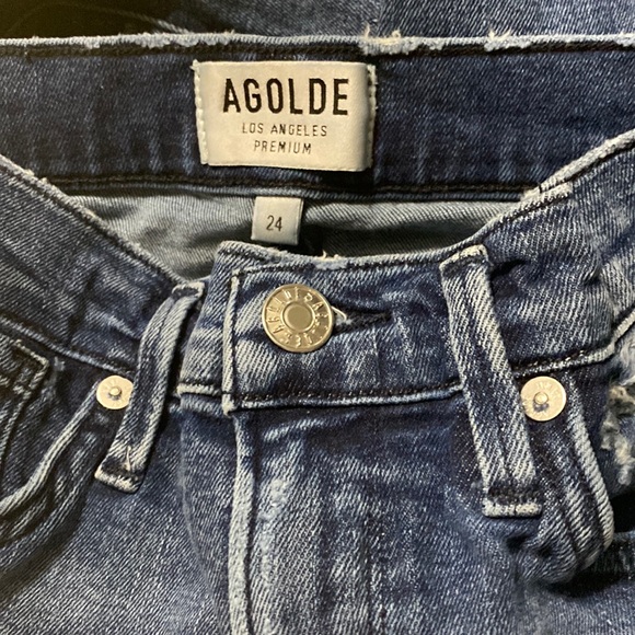 Size 24 denim AGOLDE jeans - Picture 1 of 3